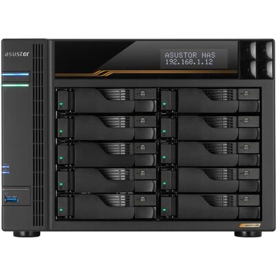 ASUSTOR AS6810T Gen3 Lockerstor 10 NAS System - 10-Bay ASUSTOR AS6810T Gen3 Lockerstor 10 NAS System - 10-Bay