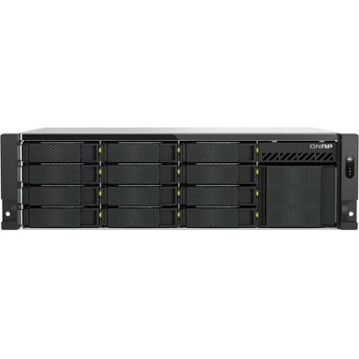 QNAP TS-h1655XeU-RP-8G (0 TB), NAS, Grau, Schwarz QNAP TS-h1655XeU-RP-8G (0 TB), NAS, Grau, Schwarz