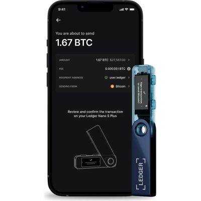 Ledger Nano S Plus - Neptune Blue (Bitcoin, Ethereum Classic), Crypto Wallet, Blau, Schwarz Ledger Nano S Plus - Neptune Blue (Bitcoin, Ethereum Classic), Crypto Wallet, Blau, Schwarz