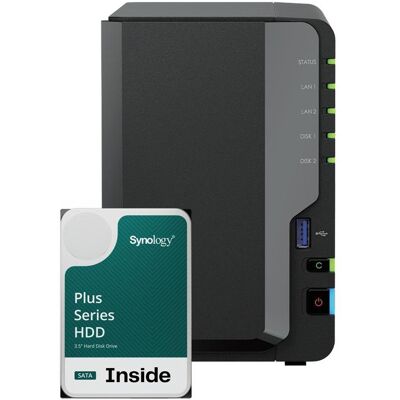 Synology DS225+ 2Bay 8TB NAS met 2x 4TB Plus HDD (2 x 4 TB), NAS Synology DS225+ 2Bay 8TB NAS met 2x 4TB Plus HDD (2 x 4 TB), NAS