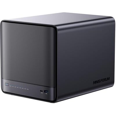 Minisforum N5 Ai NAS (0 TB), NAS, Schwarz Minisforum N5 Ai NAS (0 TB), NAS, Schwarz