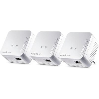 Devolo Kit Multiroom Mini Mesh WiFi Magic 1 (100 Mbit/s), Powerline, Weiss Devolo Kit Multiroom Mini Mesh WiFi Magic 1 (100 Mbit/s), Powerline, Weiss
