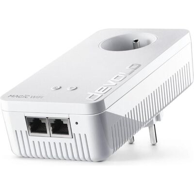 Devolo Magic 2 WiFi next - BE - Uitbreiding (7024) (1200 Mbit/s), Powerline, Weiss Devolo Magic 2 WiFi next - BE - Uitbreiding (7024) (1200 Mbit/s), Powerline, Weiss