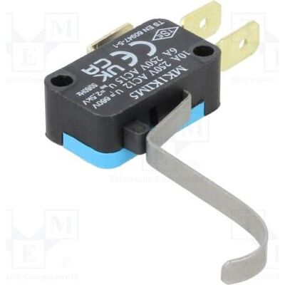 Romet Mikroschalter SNAP ACTION 6A/250VAC SPDT ON-(ON) Pos: 2 IP20, Schalter + Taster Romet Mikroschalter SNAP ACTION 6A/250VAC SPDT ON-(ON) Pos: 2 IP20, Schalter + Taster