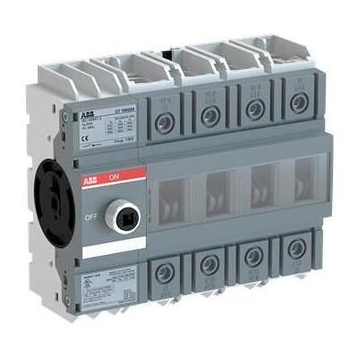 ABB OT160G04 Lasttrennschalter 4-polig 160A o. Griff u. Welle, Schalter + Taster, Schwarz ABB OT160G04 Lasttrennschalter 4-polig 160A o. Griff u. Welle, Schalter + Taster, Schwarz