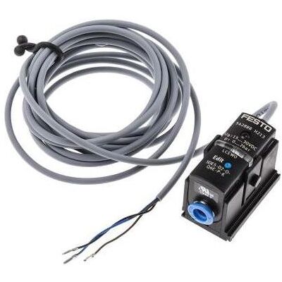 Festo Pressure sensor with cable, 0 to 2 bar, Schalter + Taster Festo Pressure sensor with cable, 0 to 2 bar, Schalter + Taster