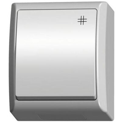Ospel ŁNH-4H/00, Schalter + Taster, Weiss Ospel ŁNH-4H/00, Schalter + Taster, Weiss