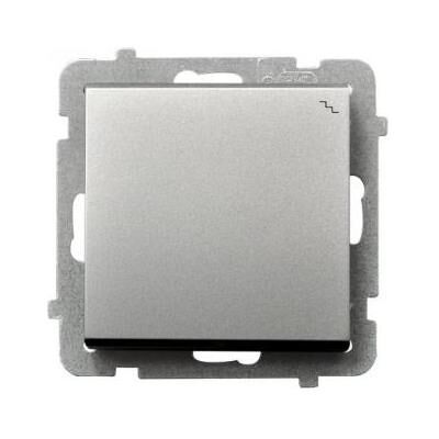 Ospel ŁP-3R/m/38, Schalter + Taster, Silber Ospel ŁP-3R/m/38, Schalter + Taster, Silber