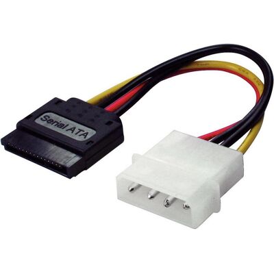 Shiverpeaks S/CONN maximum connectivity SATA-Stromversorgungsadapter, Stecker 13,30cm (5,25") (13.30 cm, SATA), Interne Kabel (PC) Shiverpeaks S/CONN maximum connectivity SATA-Stromversorgungsadapter, Stecker 13,30cm (5,25") (13.30 cm, SATA), Interne Kabel (PC)