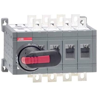 ABB OT250E04CP OT250E04CP,Lastumschalter,4-polig,250A, Schalter + Taster, Schwarz ABB OT250E04CP OT250E04CP,Lastumschalter,4-polig,250A, Schalter + Taster, Schwarz