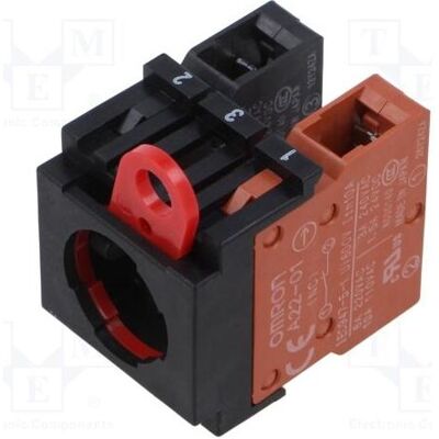 Omron Kontaktelement 22mm A22 Bel: Fehlen Kontakte: NC + NO Pos: 2, Schalter + Taster Omron Kontaktelement 22mm A22 Bel: Fehlen Kontakte: NC + NO Pos: 2, Schalter + Taster