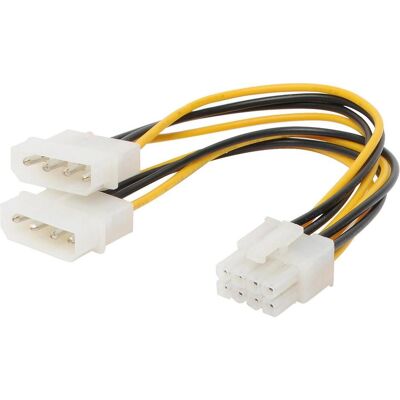 Shiverpeaks S/CONN maximum connectivity Internes Stromkabel 2x 13.3 cm Stecker auf 8-pol PCI Express, 0,13m (13 cm), Interne Kabel (PC) Shiverpeaks S/CONN maximum connectivity Internes Stromkabel 2x 13.3 cm Stecker auf 8-pol PCI Express, 0,13m (13 cm), Interne Kabel (PC)