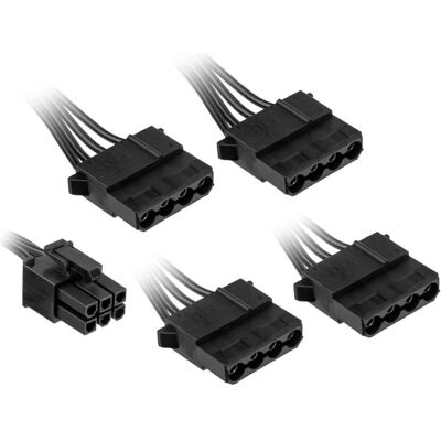 Kolink Regulator modulares Kabel, 4x 4-Pin-Molex (95 cm), Interne Kabel (PC) Kolink Regulator modulares Kabel, 4x 4-Pin-Molex (95 cm), Interne Kabel (PC)