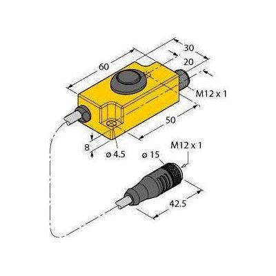 Turck TX1-Q20L60 - Teach Adapter - Programmierhilfe für Sensoren Turck TX1-Q20L60 - Teach Adapter - Programmierhilfe für Sensoren
