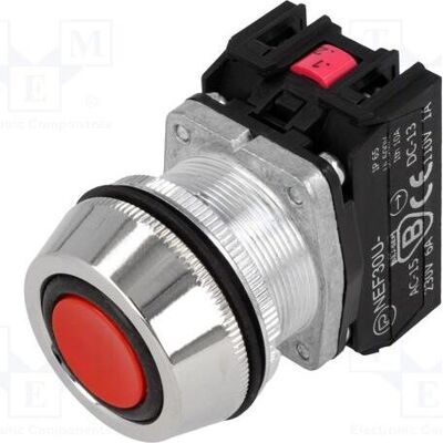 Romet Lenkradknopf 30mm rot 1Z 1R 0P Federrückzug - W0-NEF30-UK XY C, Schalter + Taster, Rot Romet Lenkradknopf 30mm rot 1Z 1R 0P Federrückzug - W0-NEF30-UK XY C, Schalter + Taster, Rot