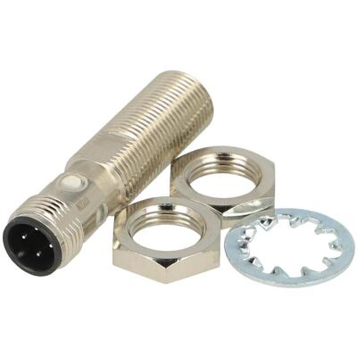 Omron E2E-X4B212-M1 694062 INDUCTIVE SENSOR, M12, 4MM RANGE FLUSH, PNP NC, M12 CONNECTOR, SHORT BODY, Schalter + Taster, Silber Omron E2E-X4B212-M1 694062 INDUCTIVE SENSOR, M12, 4MM RANGE FLUSH, PNP NC, M12 CONNECTOR, SHORT BODY, Schalter + Taster, Silber