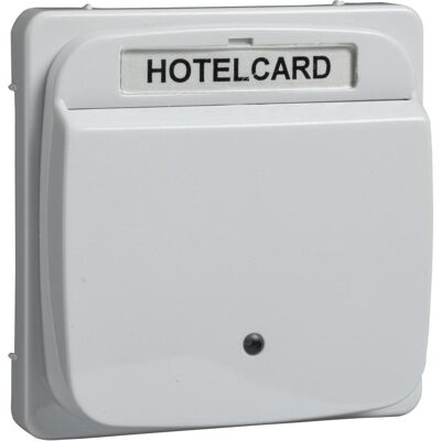 ELSO Zentralplatte für Hotelcardschalter FASHION/RIVA/SCALA reinweiss, Schalter + Taster, Weiss ELSO Zentralplatte für Hotelcardschalter FASHION/RIVA/SCALA reinweiss, Schalter + Taster, Weiss