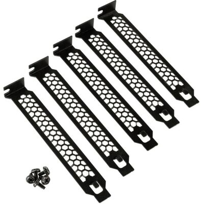 Kolink PCI Slotblenden - 5 Stück, schwarz, PC Gehäuse Zubehör Kolink PCI Slotblenden - 5 Stück, schwarz, PC Gehäuse Zubehör