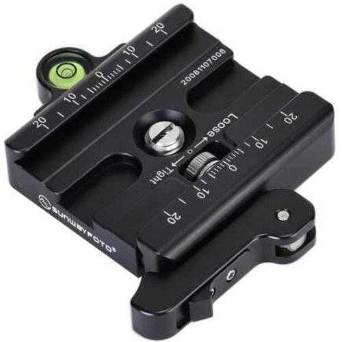 Sunwayfoto DDC-60LR (Stativklemme), Stativ Zubehör, Schwarz