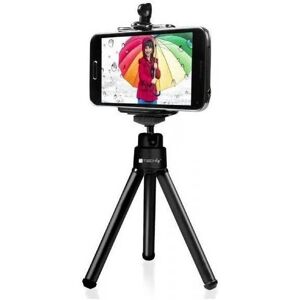 Techly I-TRIPOD-UN tripod Mobile phone 3 feet Black, Stativ, Schwarz Techly I-TRIPOD-UN tripod Mobile phone 3 feet Black, Stativ, Schwarz