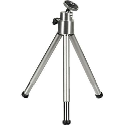 Caruba Minitripod met kopje zilver (Metall), Stativ, Silber Caruba Minitripod met kopje zilver (Metall), Stativ, Silber