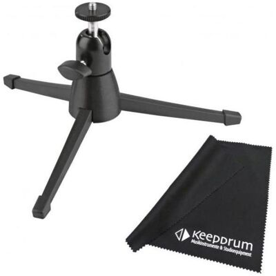 K&M 19783 Kamera-Tisch Stativ Tripod mit Tuch (Kunststoff, Metall), Stativ, Schwarz K&M 19783 Kamera-Tisch Stativ Tripod mit Tuch (Kunststoff, Metall), Stativ, Schwarz