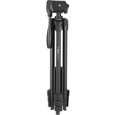 Nest Stativ + Kopf NT-530 H137 cm (Metall), Stativ, Schwarz Nest Stativ + Kopf NT-530 H137 cm (Metall), Stativ, Schwarz