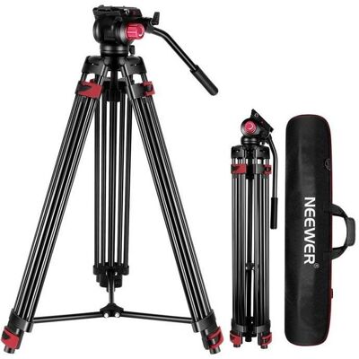 Neewer TP-M200 200 cm tripod (Metall), Stativ, Schwarz Neewer TP-M200 200 cm tripod (Metall), Stativ, Schwarz