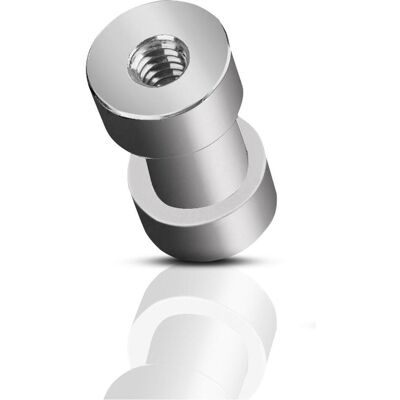 Walimex pro 2x 5/8 Spigot mit 1/4 & 3/8 Gewinde (Stativadapter), Stativ Zubehör, Silber Walimex pro 2x 5/8 Spigot mit 1/4 & 3/8 Gewinde (Stativadapter), Stativ Zubehör, Silber