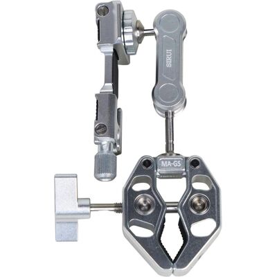Sirui MA-GS Crap Clamp mit Magic Arm und Smartphone Halterung Silber (Stativklemme), Stativ Zubehör, Silber Sirui MA-GS Crap Clamp mit Magic Arm und Smartphone Halterung Silber (Stativklemme), Stativ Zubehör, Silber