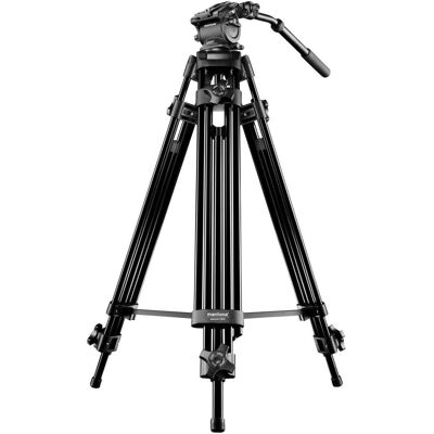 mantona Dolomit 1300 Dreibeinstativ 1/4 Zoll, 3/8 Zoll Arbeitshöhe= (Metall), Stativ, Schwarz mantona Dolomit 1300 Dreibeinstativ 1/4 Zoll, 3/8 Zoll Arbeitshöhe= (Metall), Stativ, Schwarz