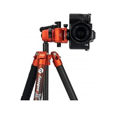 Fotopro X-Airfly Max Videostativ - Orange (Carbon), Stativ, Orange Fotopro X-Airfly Max Videostativ - Orange (Carbon), Stativ, Orange