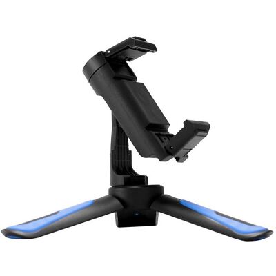 Caruba Ministar18 Ministatief met Smartphonehouder Blauw (Metall), Stativ, Blau Caruba Ministar18 Ministatief met Smartphonehouder Blauw (Metall), Stativ, Blau