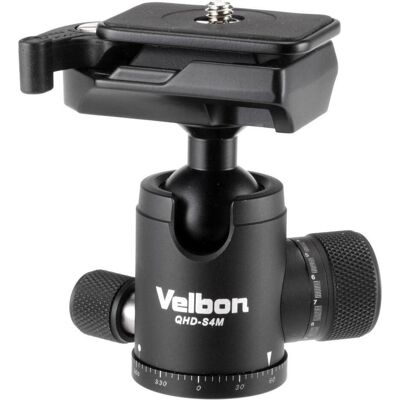 Velbon QHD-S4M (Kugelkopf), Stativkopf, Schwarz Velbon QHD-S4M (Kugelkopf), Stativkopf, Schwarz