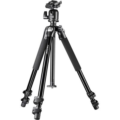 mantona Pro Makro II Stativ Kugelkopf (Metall), Stativ, Schwarz mantona Pro Makro II Stativ Kugelkopf (Metall), Stativ, Schwarz