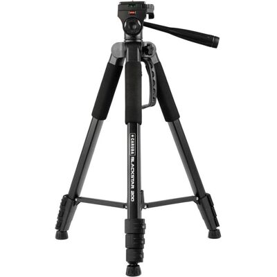 Caruba Blackstar 200 Camerastatief (Metall), Stativ, Schwarz Caruba Blackstar 200 Camerastatief (Metall), Stativ, Schwarz