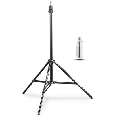Walimex pro Pro WT-803 (200 cm, 3.50 kg), Lampenstativ, Schwarz Walimex pro Pro WT-803 (200 cm, 3.50 kg), Lampenstativ, Schwarz