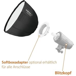 Walimex pro pro Studio Line Deep Rota QA90 (Parabole Softbox, 90 cm), Softbox + Reflektor Walimex pro pro Studio Line Deep Rota QA90 (Parabole Softbox, 90 cm), Softbox + Reflektor