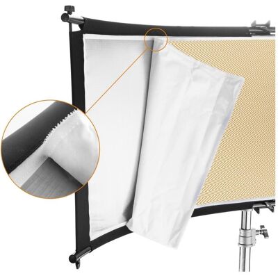 Walimex Halfpipe WT-806 (Reflektor), Softbox + Reflektor Walimex Halfpipe WT-806 (Reflektor), Softbox + Reflektor