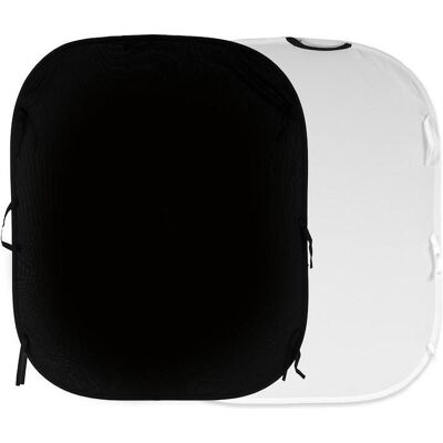 Lastolite Plain Collapsible (150 cm, 180 cm), Hintergrundsystem, Schwarz, Weiss Lastolite Plain Collapsible (150 cm, 180 cm), Hintergrundsystem, Schwarz, Weiss