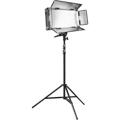 Walimex pro pro Flächenleuchte + WT-806 Stativ (Studioleuchte), Dauerlicht, Schwarz Walimex pro pro Flächenleuchte + WT-806 Stativ (Studioleuchte), Dauerlicht, Schwarz