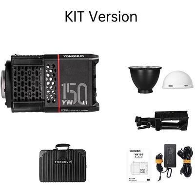 Yongnuo YN150Li KIT 3200K-5600K EU LED Video Light (Videoleuchte), Dauerlicht Yongnuo YN150Li KIT 3200K-5600K EU LED Video Light (Videoleuchte), Dauerlicht