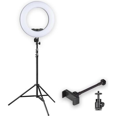 Walimex pro LED Rainbow Set (Ringlicht), Dauerlicht, Schwarz Walimex pro LED Rainbow Set (Ringlicht), Dauerlicht, Schwarz
