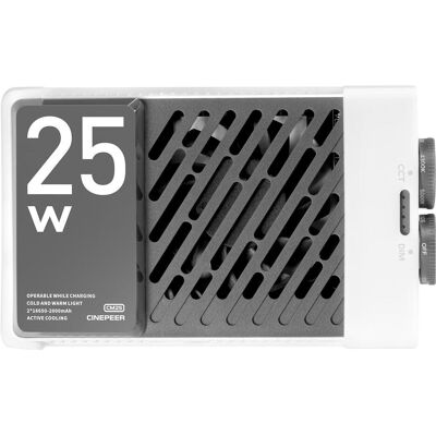 Zhiyun CINEPEER CM25 (Videoleuchte), Dauerlicht, Weiss Zhiyun CINEPEER CM25 (Videoleuchte), Dauerlicht, Weiss