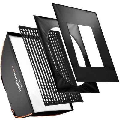 Walimex Softbox PLUS Orange Line 75x150 (Softbox), Softbox + Reflektor Walimex Softbox PLUS Orange Line 75x150 (Softbox), Softbox + Reflektor