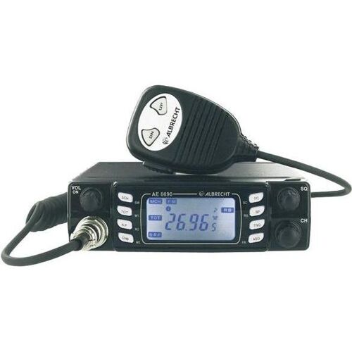 Albrecht CB-Funkgerät AE 6690, Walkie-Talkie, Schwarz