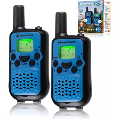 Bresser Walkie-Talkie, blau (6 km), Walkie Talkie, Schwarz, Blau Bresser Walkie-Talkie, blau (6 km), Walkie Talkie, Schwarz, Blau