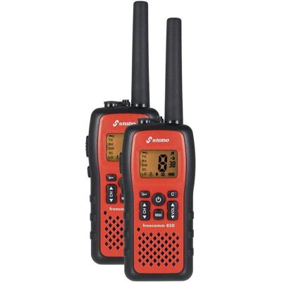Stabo Modell 20850 Wasserdicht Walkie-Talkie Set - 10 km Reichweite Stabo Modell 20850 Wasserdicht Walkie-Talkie Set - 10 km Reichweite