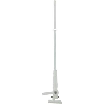 Albrecht AE Marine 5, VHF marine radio antenna about 1.5 m, Walkie Talkie, Weiss Albrecht AE Marine 5, VHF marine radio antenna about 1.5 m, Walkie Talkie, Weiss
