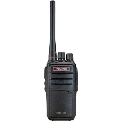 Albrecht DMR-100 29510.S2 PMR-Funkgerät (10 km), Walkie Talkie, Schwarz Albrecht DMR-100 29510.S2 PMR-Funkgerät (10 km), Walkie Talkie, Schwarz